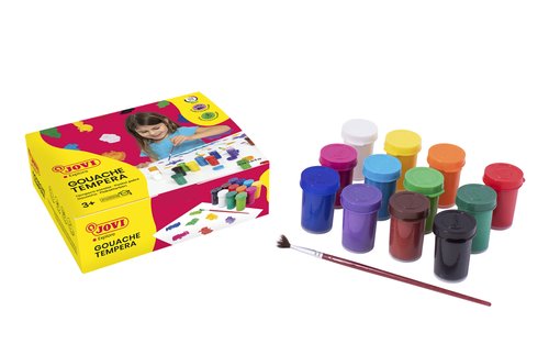 JOVI - TEMPERA 15 ml (bote) ESTUCHE de 12 (Ref.521)