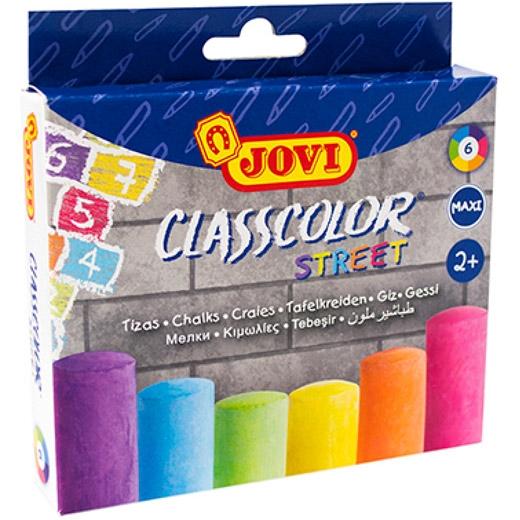 JOVI - TIZAS COLORES MAXI ESTUCHE DE 6 (Ref.1030)