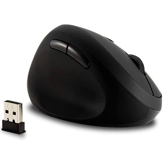 KENSINGTON - RATÓN PRO FIT INALÁMBRICO 800/1200/1600 PPP ERGONÓMICO VERTICAL ZURDOS 6 BOTONES NEGRO (Ref.K79810WW)