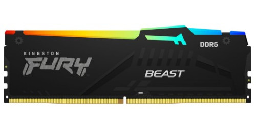 KINGSTON - MEMORIA FURY BEAST RGB DDR5 32GB KIT2 5600MHZ CL40 (Ref.KF556C40BBAK2-32)