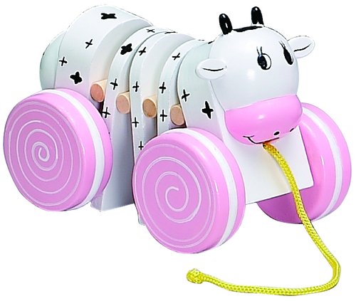 KLUGER - JUEGO ARRASTRE VACA MADERA (Ref.D13003)