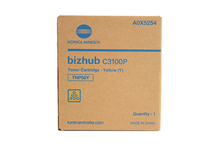 KONICA MINOLTA - TONER AMARILLO BIZHUB C3100P - TNP-50Y (Ref.A0X5254)