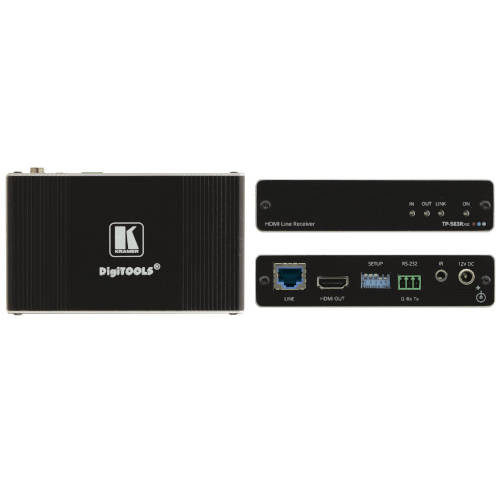 KRAMER - / RECEPTOR HD BASE T - ALTO RENDIMIENTO/ 4K / HDMI / TP-583RXR / NEGRO (Ref.50-80026090)
