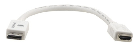 KRAMER - Electronics DP - HDMI 0.3m 0,3 m DisplayPort Blanco (Ref.99-9697030)