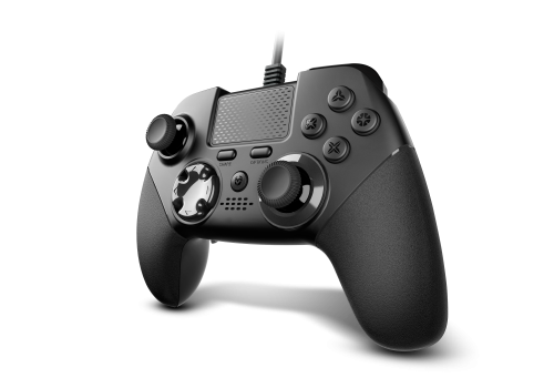 KROM - Kaiser Gamepad PC,PlayStation 4,Playstation 3 Analógico/Digital USB Negro (Ref.NXKROMKSR)