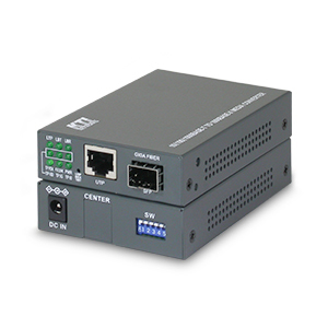 KTI NETWORKS - KTI Web Smart management 10/100/1000T to 1000SX Fiber media converter (Ref.KGC-310M-SX)