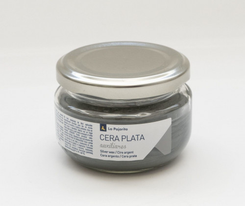 LA PAJARITA - Cera solida metalizada plata (Ref.152041)