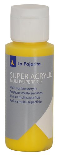 LA PAJARITA - PINTURA ACRILICA 60 ml (bote) AMARILLO ORO A-04 (Ref.177776)