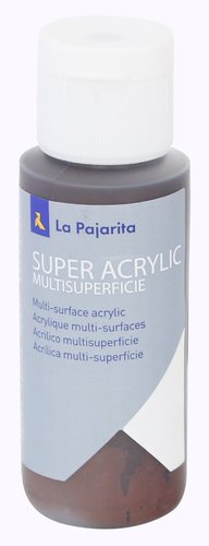 LA PAJARITA - PINTURA ACRILICA 60 ml (bote) CHOCOLATE OSCURO A-28 (Ref.180176)