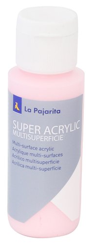 LA PAJARITA - PINTURA ACRILICA 60 ml (bote) ROSA BEBE A-55 (Ref.186976)