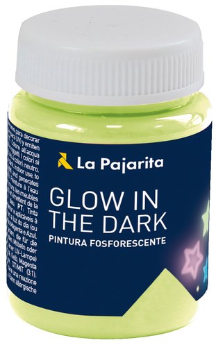 LA PAJARITA - PINTURA LATEX FLUORESCENTE 75 ml (bote) AMARILLO (Ref.152616)
