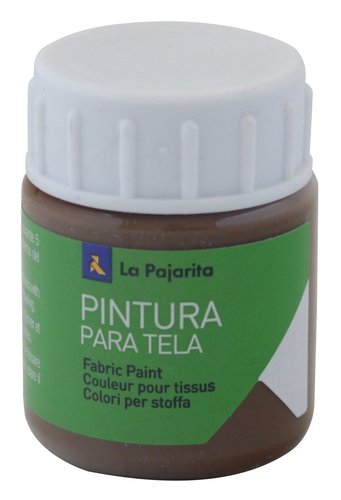 LA PAJARITA - PINTURA para TELA 25 ml (bote) GAMUZA T-16 (Ref.191971)
