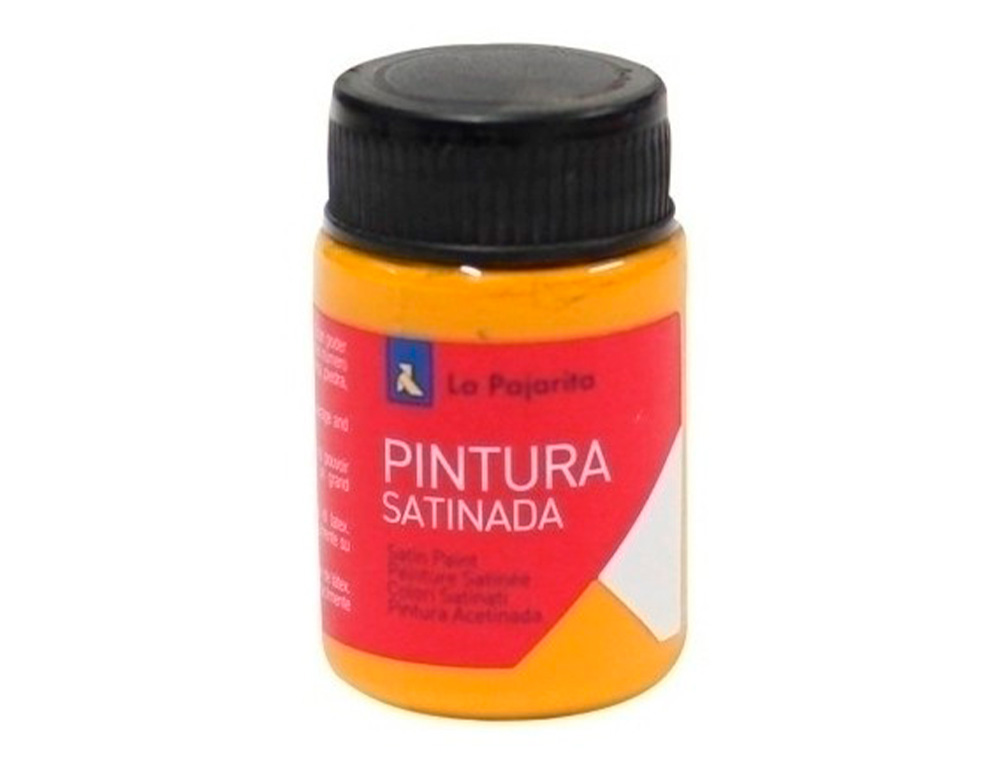 LA PAJARITA - TÉMPERA ESCOLAR BOTE DE 35ML SATINADA NARANJA CALABAZA L-31 (Ref.169022)