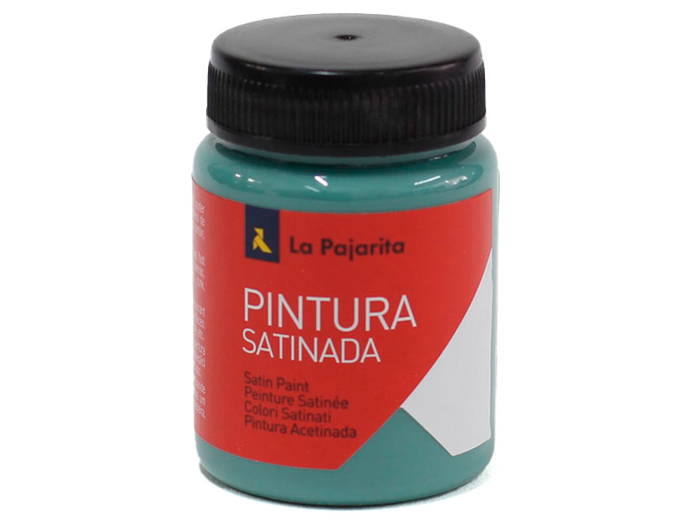 LA PAJARITA - TÉMPERA ESCOLAR BOTE DE 35ML SATINADA VERDE JADE L-39 (Ref.169822)