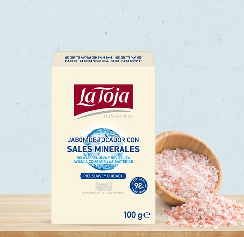 LA TOJA - JABON DE MANOS PASTILLA HIDROTERMAL 125 GRS (Ref.V06056)