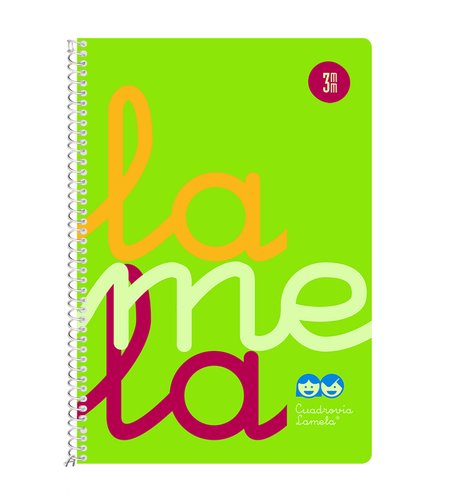 LAMELA - BLOC tapa POLIPROPILENO 4º 80h CUADROVIA 3 mm VERDE (Ref.7CTP003V)