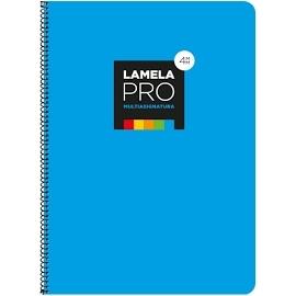 LAMELA - CUADERNO ESPIRAL 100 HOJAS FOLIO CUADRÍCULA 3X3 CON MARGEN AZUL -PAQUETE 5U- (Ref.7FTE103A)