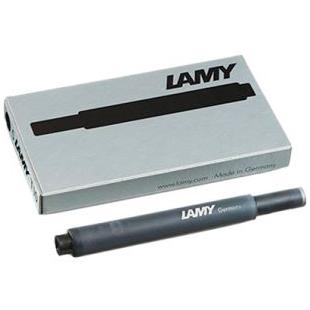 LAMY - CARTUCHO T10 RECAMBIO 825 PARA PLUMA TINTA NEGRA CAJA 5U (Ref.1202075)
