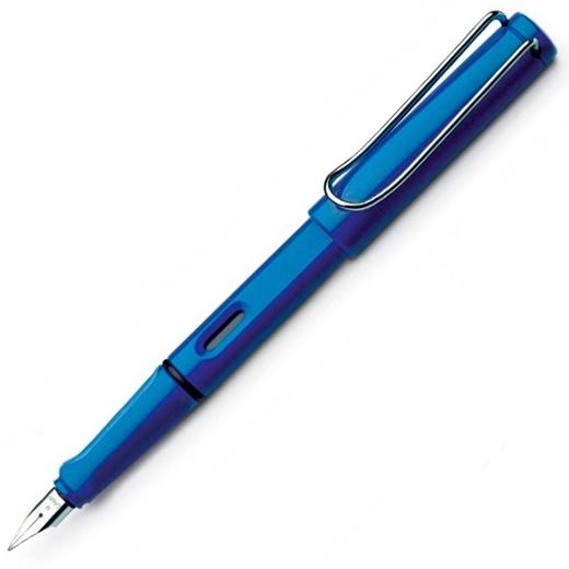 LAMY - PLUMA ESTILOGRÁFICA SAFARI 014M PUNTA MEDIA TINTA AZUL COLOR AZUL (Ref.1210491)