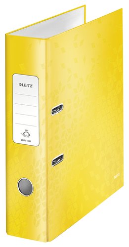 LEITZ - ARCHIVADOR palanca WOW A4 180º 80mm AMARILLO (Ref.10050116)