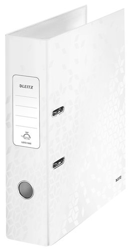 LEITZ - ARCHIVADOR palanca WOW A4 180º 80mm BLANCO (Ref.10050101/10050001)
