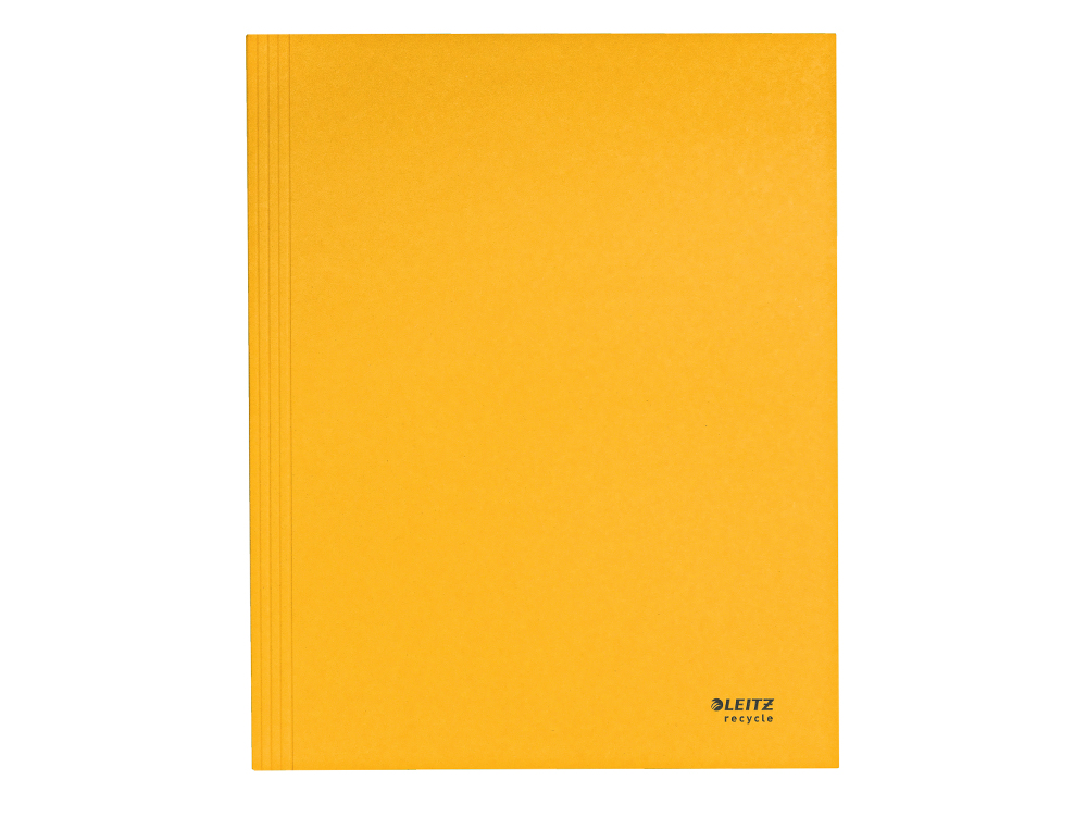 LEITZ - CARPETA CARTON 3 SOLAPAS A4 RECYCLE 100% AMARILLO (Ref.39060015)
