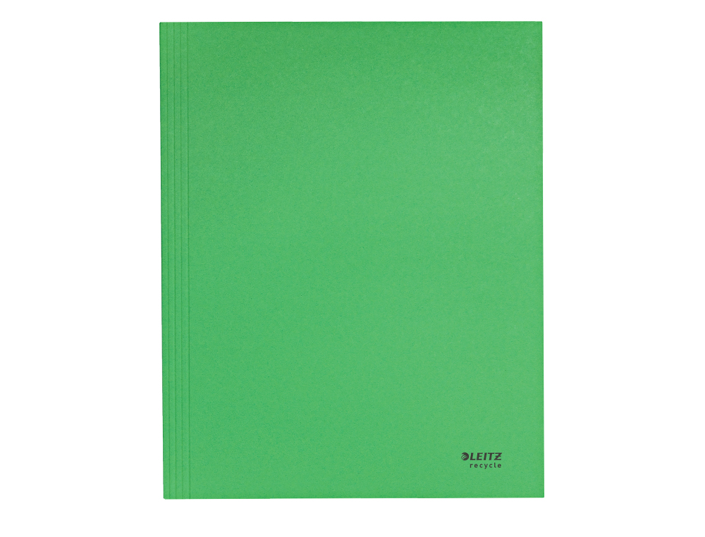 LEITZ - CARPETA CARTON 3 SOLAPAS A4 RECYCLE 100% VERDE (Ref.39060055)