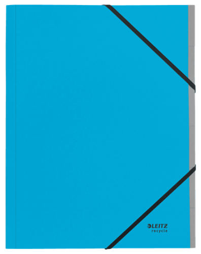 LEITZ - CARPETA CLASIFICADORA DE CARTON 6 POSICIONES A4 RECYCLE 100% AZUL (Ref.39140035)