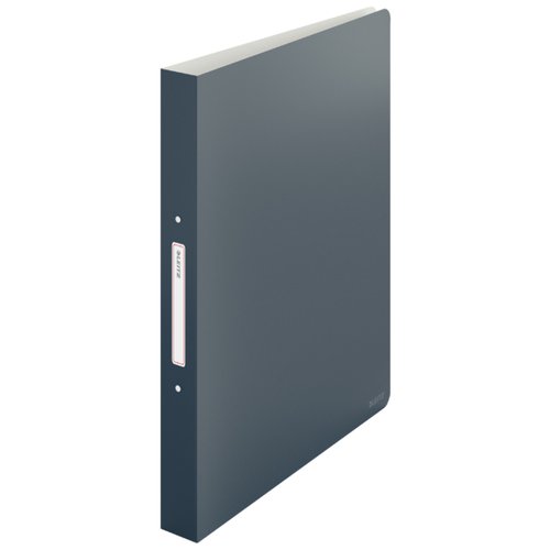 LEITZ - CARPETA de ANILLAS COSY PP A4 2 an.REDONDAS 25mm GRIS (Ref.42380089)