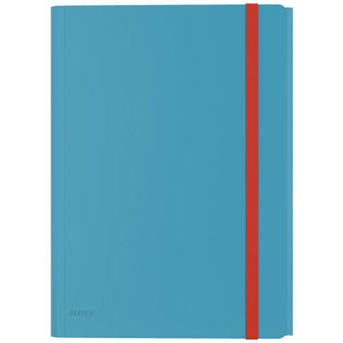 LEITZ - CARPETA de GOMAS y SOLAPAS COSY PP A4 AZUL (Ref.46190061)