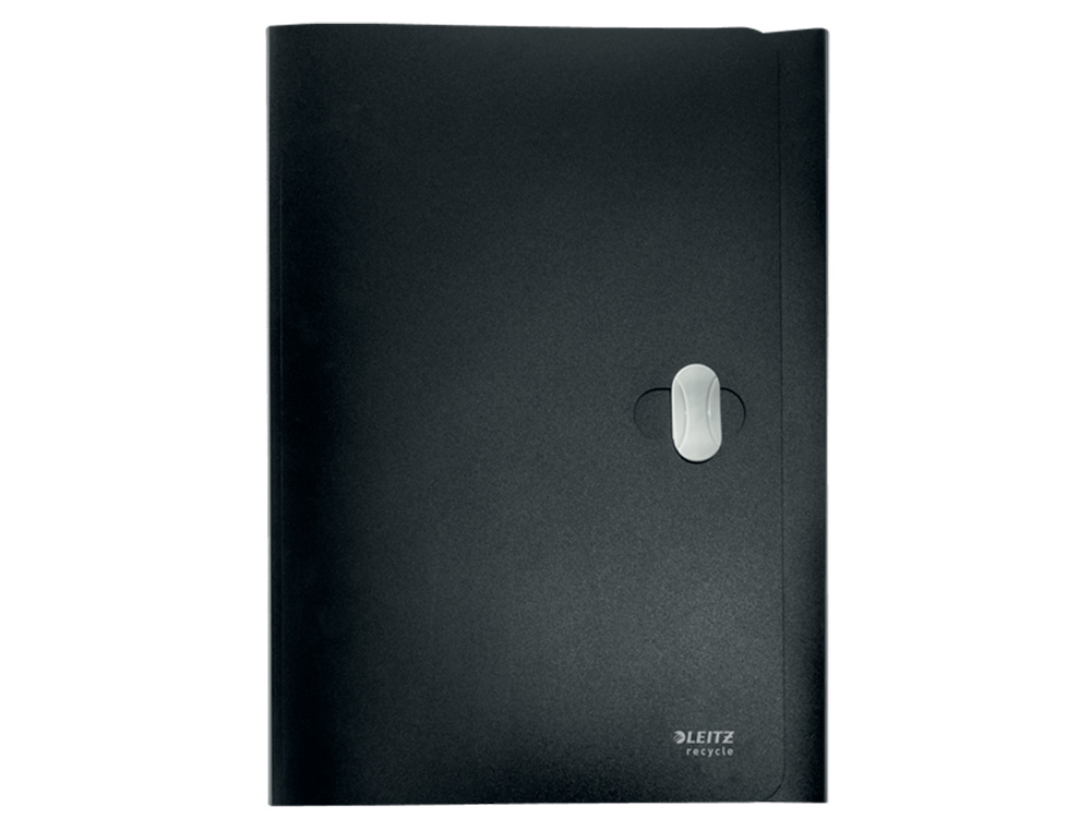 LEITZ - CARPETA de GOMAS y SOLAPAS RECYCLE PP A4 NEGRO (Ref.46220095)