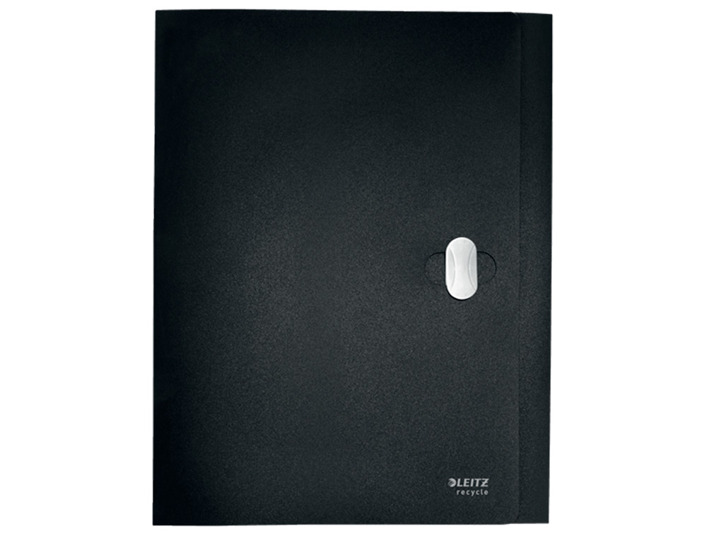 LEITZ - CARPETA de PROYECTOS PP RE:CYCLE A4 BOTON 3 cm GRIS OSCURO (Ref.46230095)