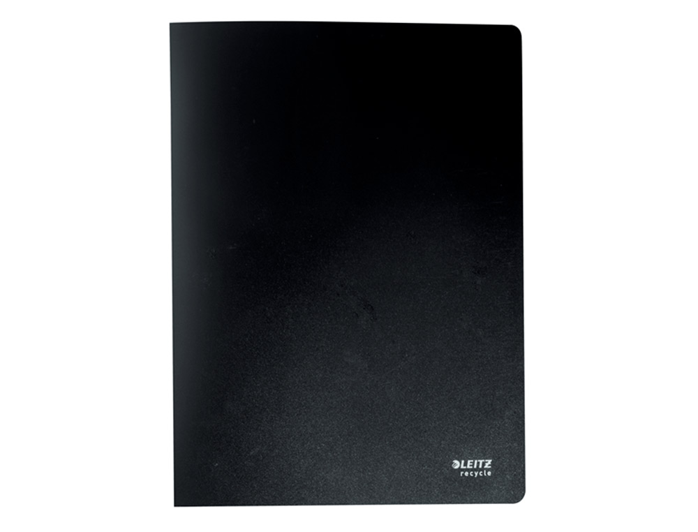 LEITZ - CARPETA FUNDAS (TARIFARIO) RECYCLE PP FLEXIBLE A4 20 F. NEGRO (Ref.46760095)