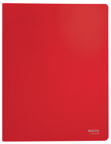 LEITZ - CARPETA POLIPROPILENO CON 40 FUNDAS A4 RECYCLE ROJO (Ref.46770025)