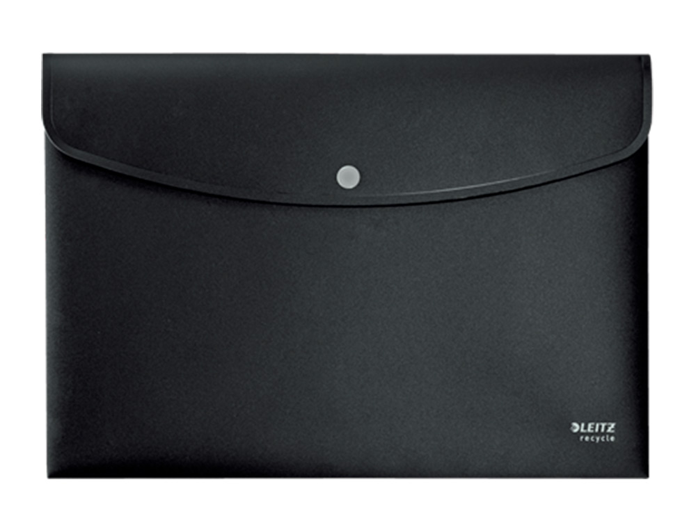LEITZ - CARPETA RECYCLE PORTADOCUMENTOS BROCHE DIN A4 POLIPROPILENO NEGRO (Ref.46780095)