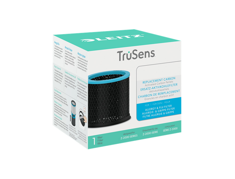 LEITZ - FILTRO DE CARBONO HEPA PARA PURIFICADOR DE AIRE MEDIANO Z-2000/Z-2500 PARA ALERGIAS Y GRIPE (Ref.2415118)