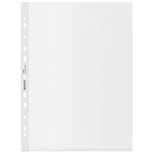 LEITZ - FUNDA MULTITALADRO RECYCLE GRAN CAPACIDAD PP 100µ PIEL de NARANJA A4 11 TAL. BOLSA de 25 (Ref.47913003)