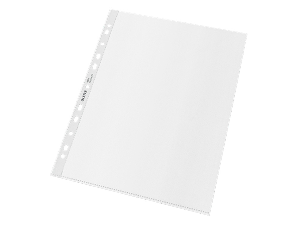 LEITZ - FUNDA MULTITALADRO RECYCLE GRAN CAPACIDAD PP 100µ PIEL de NARANJA A4+ 11 TAL. BOLSA de 25 (Ref.40210003)