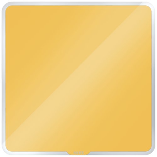LEITZ - PIZARRA CRISTAL MAGNETICA COSY 45x45 CM AMARILLO (Ref.70440019)