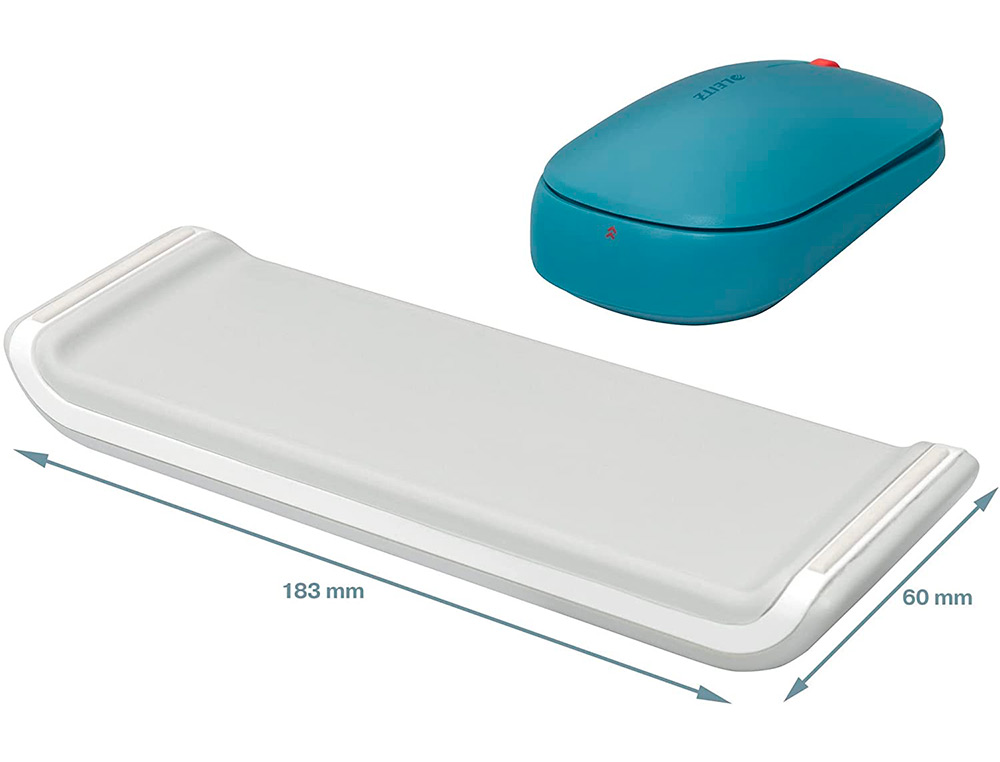 LEITZ - REPOSAMUÑECAS ERGO COSY PARA RATON AJUSTABLE COLOR GRIS (Ref.64830085)