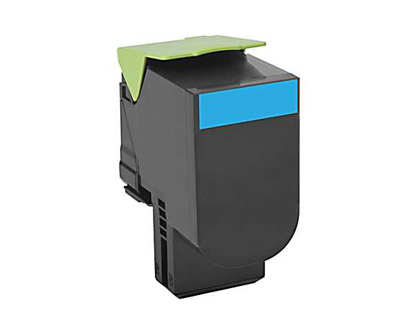 LEXMARK - 800H2 Cartucho de toner cian de alto rendimiento (3k) (Ref.80C0H20)
