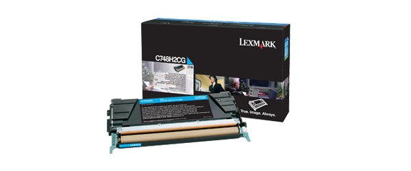 LEXMARK - C748 Cartucho de toner cian Alto Rendimiento (Ref.C748H2CG)