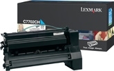 LEXMARK - C77x Cartucho impresion cian Alto Rendimiento (10K) (Ref.C7702CH)
