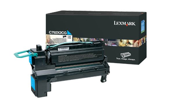 LEXMARK - C792 Cartucho de impresion cian Extra Alto Rendimiento (20K) (Ref.C792X2CG)