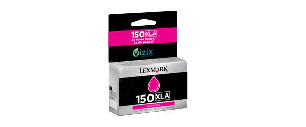 LEXMARK - Cartucho de tinta magenta Alto Rendimiento 150XLA (Ref.14N1646)