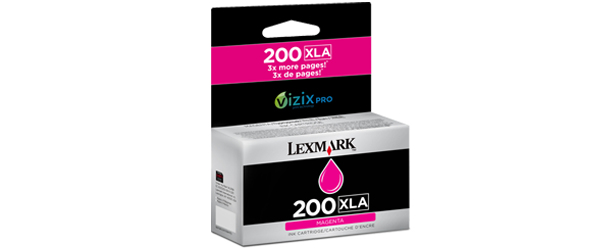 LEXMARK - Cartucho de tinta magenta Alto Rendimiento 200XLA (Ref.14L0199)