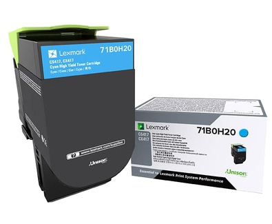 LEXMARK - CS/CX 417 Cartucho de toner cian Alto Rendimiento (Ref.71B0H20)
