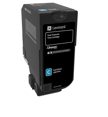 LEXMARK - CS720, CS725, CX725 Cartucho Corporativo cian (3 000 paginas) (Ref.74C20CE)