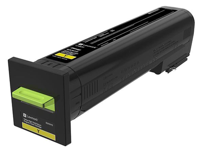 LEXMARK - CX82x, CX860 Cartucho de toner amarillo alto rendimiento Retornable (Ref.82K2HY0)
