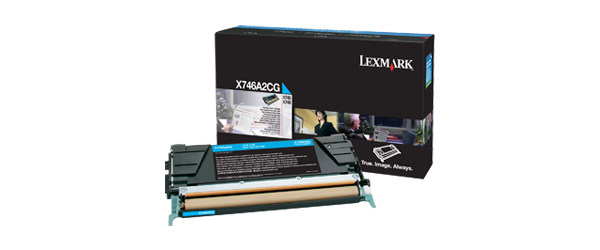 LEXMARK - X746, X748 Cartucho de toner cian (Ref.X746A2CG)